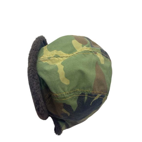Vintage Ear Flap Trapper Hat Cap Camo Camouflage Thinsulate Gore-Tex 3M Hunting - Picture 6 of 9
